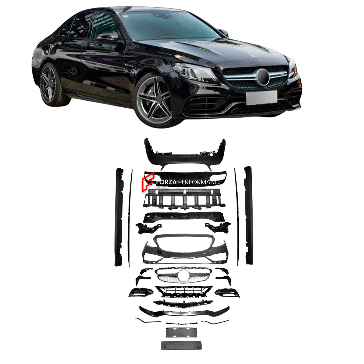 BODY KIT for MERCEDES-BENZ C CLASS C63 W205 2014 - 2018


Set includes:

Front Bumper Assembly
Front Lip
Front Grille
Side Skirts
Rear Bumper
Rear Diffuser

Material: Plastic

NOTE: Professional installation is required

* Each part of this kit can be sent separately. Please contact us if you need a specific part.



Payment ►
Visa

Mastercard

PayPal with a credit card (add 4.4% at checkout)
Payoneer
Cryptocurrency
Shipment ►
By express DHL/UPS/TNT/FedEx
To the local international airport
Special line by a