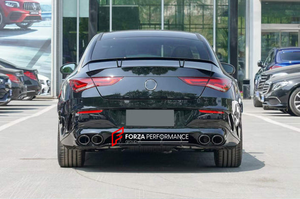 BODY KIT for MERCEDES-BENZ W118 CLA45 S AMG 2018+  Set include:    Front Bumper Front Grille Front Lip Exhaust Tips Rear Diffuser Front Bumper Add-ons