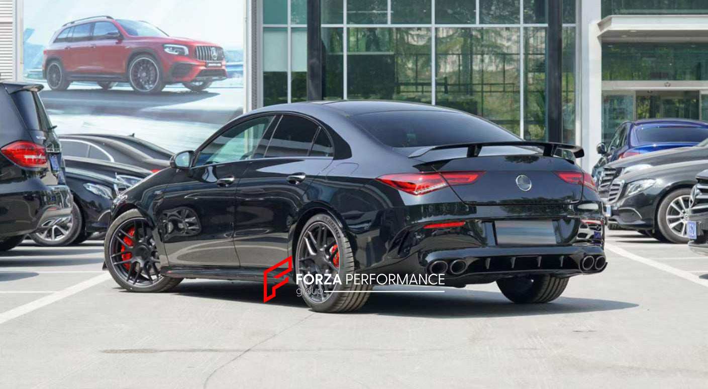 BODY KIT for MERCEDES-BENZ W118 CLA45 S AMG 2018+  Set include:    Front Bumper Front Grille Front Lip Exhaust Tips Rear Diffuser Front Bumper Add-ons