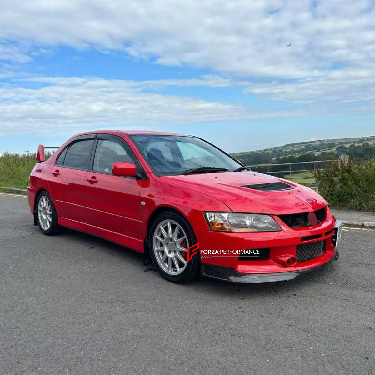 BODY KIT for MITSUBISHI LANCER EVOLUTION IX CT9A 2005 - 2007

Set includes:
Front Lip
Front Bumper
Front Grille
Headlights
Tail Lights
Rear Bumper

Material: Plastic

NOTE: Professional installation is required.
