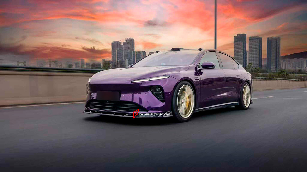 AERO KIT for NIO ET7 2021+

Set includes:

Front Lip
Side Skirt
Rear Diffuser

Material:Carbon Fiber

NOTE: Professional installation is required.