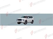 BODY KIT for NISSAN PATROL Y62 FACELIFT 2020+

Set includes:
Front Bumper
Front Grille
Front Fender Trim Covers
Roof Rack Side Rails
Side Steps

Material: Plastic

NOTE: Professional installation is required.