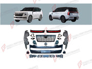 BODY KIT for NISSAN PATROL Y63 2024+

Set includes:
Front Bumper Assembly
Front Grille
Tail Lights

Material: Plastic

NOTE: Professional installation is required.