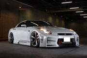 BODY KIT for Nissan R35
Set includes:

Front Bumper
Front Grille
Front Splitter
Front Fender
Side Skirt
Side Under Spoiler
Rear Fender Flare
Rear Bumper
Rear Diffuser
Rear Wing Spoiler
Material: Fiberglass

NOTE: Professional installation is required.