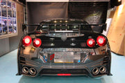 CARBON BODY KIT for Nissan R35
Set includes:

Front Bumper
Front Spoiler Lip
Side Skirt
Rear Bumper
Rear Diffuser
Rear Wing Spoiler
Material: Carbon

NOTE: Professional installation is required.