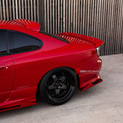 BODY KIT for Nissan Silvia S15 1999 - 2002
Set includes:

Front Bumper Assembly
Front Grille
Body Side Door Moldings
Rear Bumper Assembly
Material: Plastic

NOTE: Professional installation is required.
