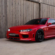 BODY KIT for Nissan Silvia S15 1999 - 2002
Set includes:

Front Bumper Assembly
Front Grille
Body Side Door Moldings
Rear Bumper Assembly
Material: Plastic

NOTE: Professional installation is required.