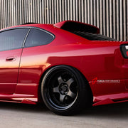 BODY KIT for Nissan Silvia S15 1999 - 2002
Set includes:

Front Bumper Assembly
Front Grille
Body Side Door Moldings
Rear Bumper Assembly
Material: Plastic

NOTE: Professional installation is required.