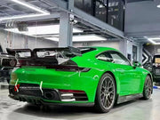 BODY KIT for PORSCHE 911 992 2019+ FORZA PERFORMANCE custom fit Techart Style

Set includes:
Front Lip
Side Skirts
Rear Spoiler Wing
Rear Diffuser

Material: Plastic

NOTE: Professional installation is required.