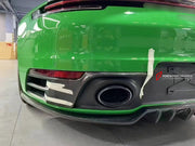 BODY KIT for PORSCHE 911 992 2019+ FORZA PERFORMANCE custom fit Techart Style

Set includes:
Front Lip
Side Skirts
Rear Spoiler Wing
Rear Diffuser

Material: Plastic

NOTE: Professional installation is required.