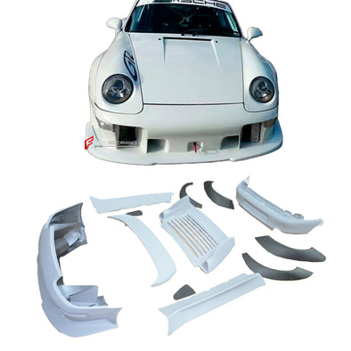 BODY KIT for PORSCHE 911 993 1993 - 1998

Set includes:


Front Lip
Front Bumper
Fender Flares
Side Skirts
Rear Spoiler
Engine Cover
Rear Bumper

Material: Fiberglass

Note: Professional installation is required

CONTACT US FOR PRICING