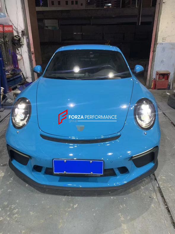 BODY KIT for PORSCHE 911 CARRERA 991.1 and 991.2 UPGRADE GT3  Set includes:  Front bumper assembly Front lip LED lights