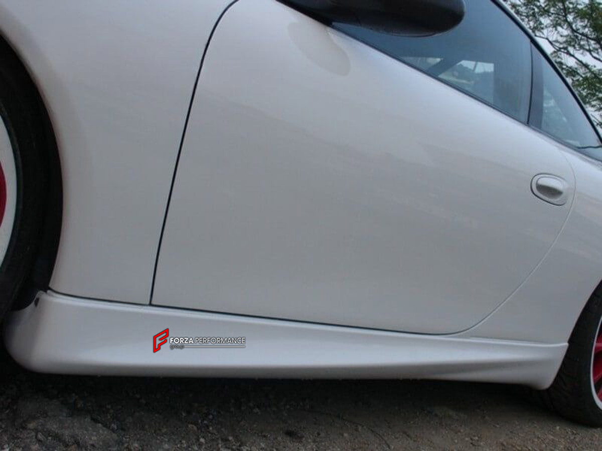 Body Kit for Porsche 996 Carrera
Set includes:

Front Bumper
Rear Bumper
Side Skirts
Rear Spoiler Wing
Rear Trunk
NOTE: Professional installation is required.

