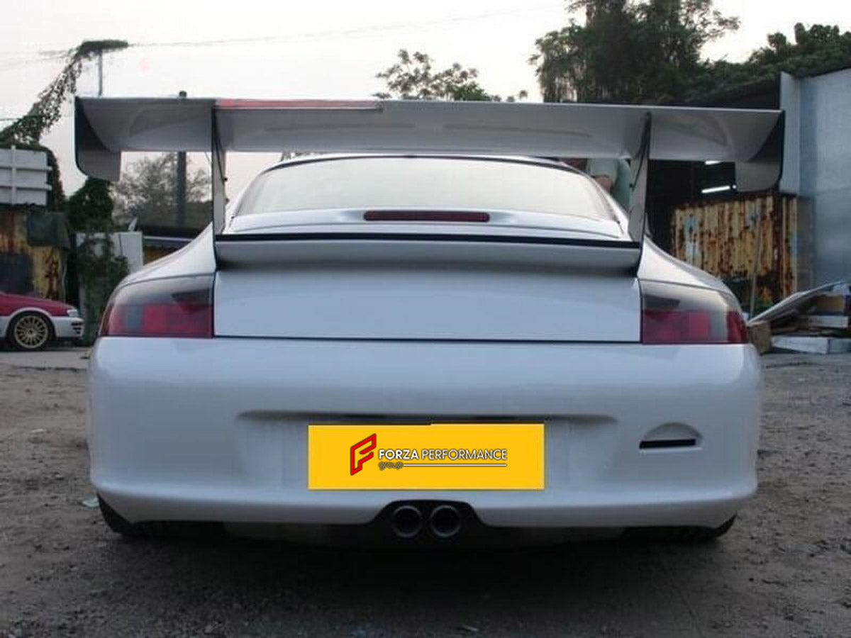 Body Kit for Porsche 996 Carrera
Set includes:

Front Bumper
Rear Bumper
Side Skirts
Rear Spoiler Wing
Rear Trunk
NOTE: Professional installation is required.

