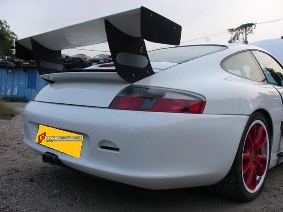 Body Kit for Porsche 996 Carrera
Set includes:

Front Bumper
Rear Bumper
Side Skirts
Rear Spoiler Wing
Rear Trunk
NOTE: Professional installation is required.

