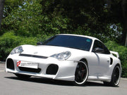 Body Kit for Porsche 996 Turbo
Set includes:

Front Bumper
Rear Bumper
Rear Spoiler Wing
NOTE: Professional installation is required.