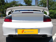 Body Kit for Porsche 996 Turbo
Set includes:

Front Bumper
Rear Bumper
Rear Spoiler Wing
NOTE: Professional installation is required.