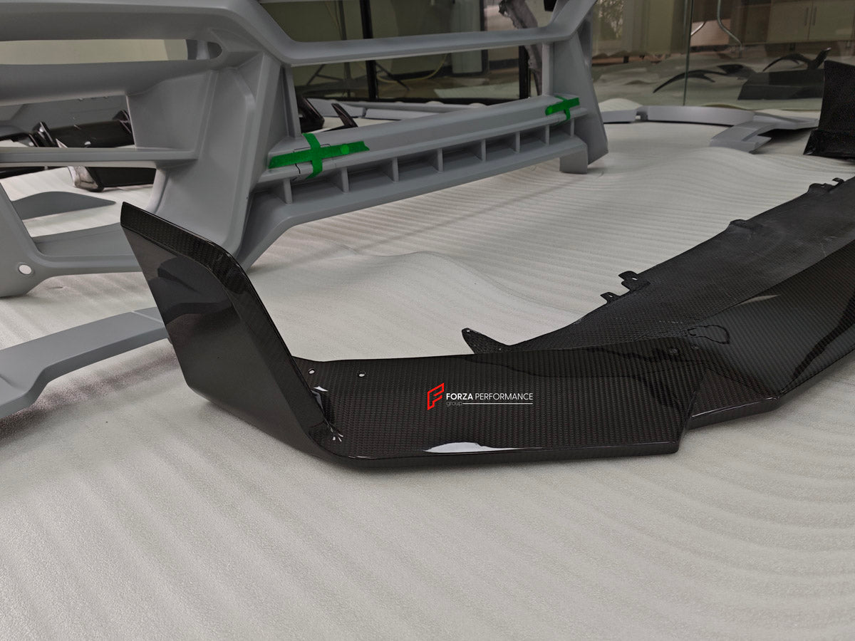 WIDE BODY KIT for PORSCHE CAYENNE 9Y0.2 SUV FACELIFT 2024+

Set includes:

Front Lip
Front Bumper
Fender Flares
Hood Bonnet
Side Skirts
Rear Bumper
Rear Diffuser
Exhaust Tips
Material: Dry Carbon

NOTE: Professional installation is required.