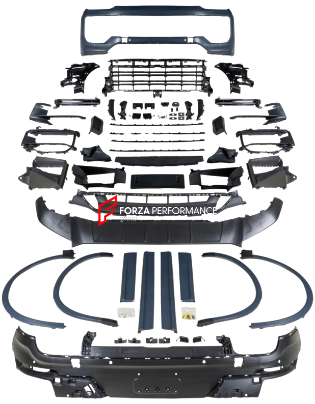 BODY KIT for PORSCHE CAYENNE 9Y0.1 2018 - 2023 UPGRADE to TURBO STYLE

Set includes:

Front Assembly
Side Fenders

Wheel Arches
Rear Diffuser
Exhaust tips


Note: Professional installation is required

CONTACT US FOR PRICING.

Why “Contact Us for Pricing”?

We don’t display fixed prices because our goal is to offer you the most competitive deal possible. Product costs often decrease over time, and by requesting a quote, you’ll receive our most up-to-date price on the market.

SECURED PAYMENT METHODS&nbsp;
P