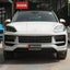 BODY KIT for PORSCHE CAYENNE E4 9Y0.2 2024+ FORZA PERFORMANCE custom fit GTS SportDesign Style

Set includes:
Front Lip
Front Bumper Assembly
Fender Flares
Side Skirts
Ducktail Spoiler
Rear Bumper Assembly
Rear Diffuser

Material: Plastic

NOTE: Professional installation is required.