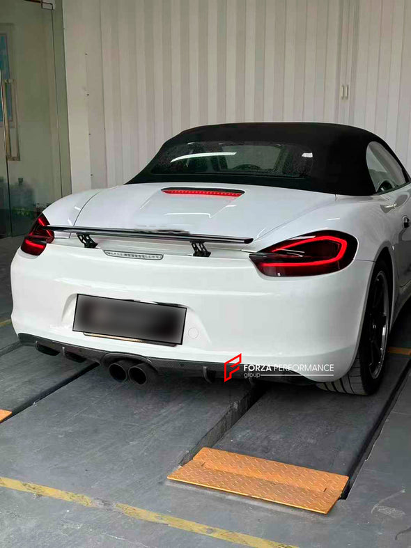 BODY KIT for PORSCHE CAYMAN 981 2013-2016 UPGRADE TO GTS

Set includes:

Front Bumper Assembly
Front Lip
Rear Diffuser


Material:&nbsp;Carbon fiber +&nbsp;Plastic

NOTE: Professional installation is required.

CONTACT US FOR PRICING

Payment ►
Visa

Mastercard

PayPal with a credit card (add 4.4% at checkout)
Payoneer
Cryptocurrency
Shipment ►
By express DHL/UPS/TNT/FedEx
To the local international airport
Special line by air
Special line by the sea
To Europe and the UK by train

Please let us know which s