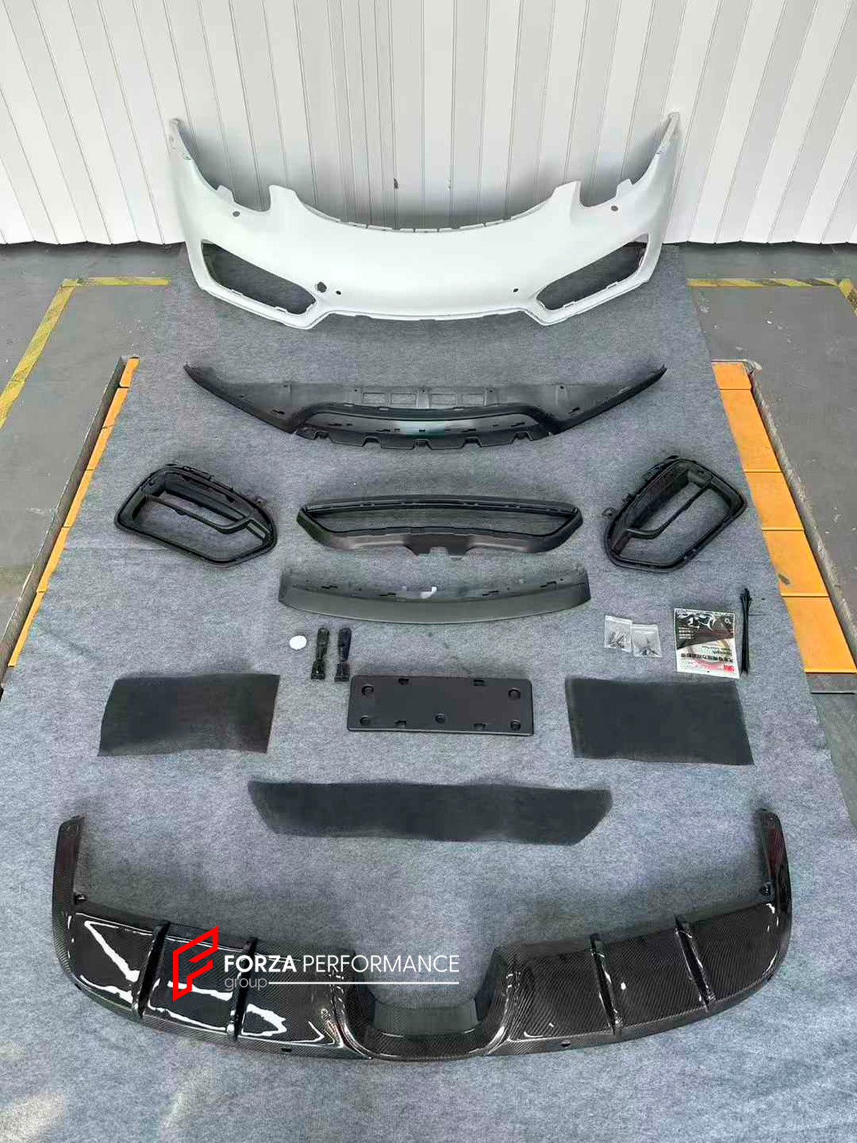 BODY KIT for PORSCHE CAYMAN 981 2013-2016 UPGRADE TO GTS

Set includes:

Front Bumper Assembly
Front Lip
Rear Diffuser


Material:&nbsp;Carbon fiber +&nbsp;Plastic

NOTE: Professional installation is required.

CONTACT US FOR PRICING

Payment ►
Visa

Mastercard

PayPal with a credit card (add 4.4% at checkout)
Payoneer
Cryptocurrency
Shipment ►
By express DHL/UPS/TNT/FedEx
To the local international airport
Special line by air
Special line by the sea
To Europe and the UK by train

Please let us know which s