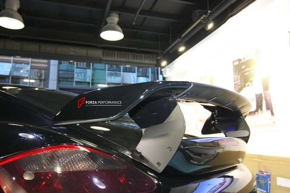 Body Kit for Porsche Cayman 987 2006 - 2008
Set includes:

Front Bumper
LED Fog Light
Rear Bumper
Side Skirts
Rear Spoiler Wing
NOTE: Professional installation is required.
