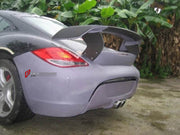 BODY KIT for Porsche Cayman 987 2009 - 2011
Set includes:

Front Bumper
Side Skirts
Rear Bumper
Rear Spoiler Wing
Material: Plastic

NOTE: Professional installation is required.

