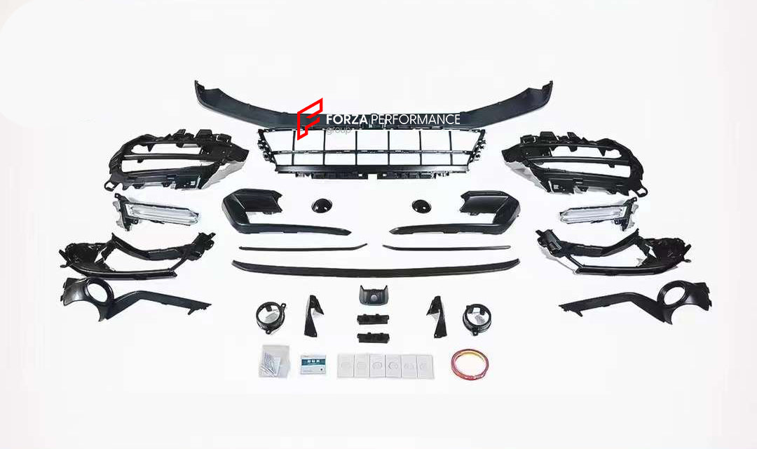 BODY KIT for PORSCHE PANAMERA 971.2 2021 - 2023

Set includes:

Front Lip
Mesh
LED DRL Lights

Material: Plastic

NOTE: Professional installation is required