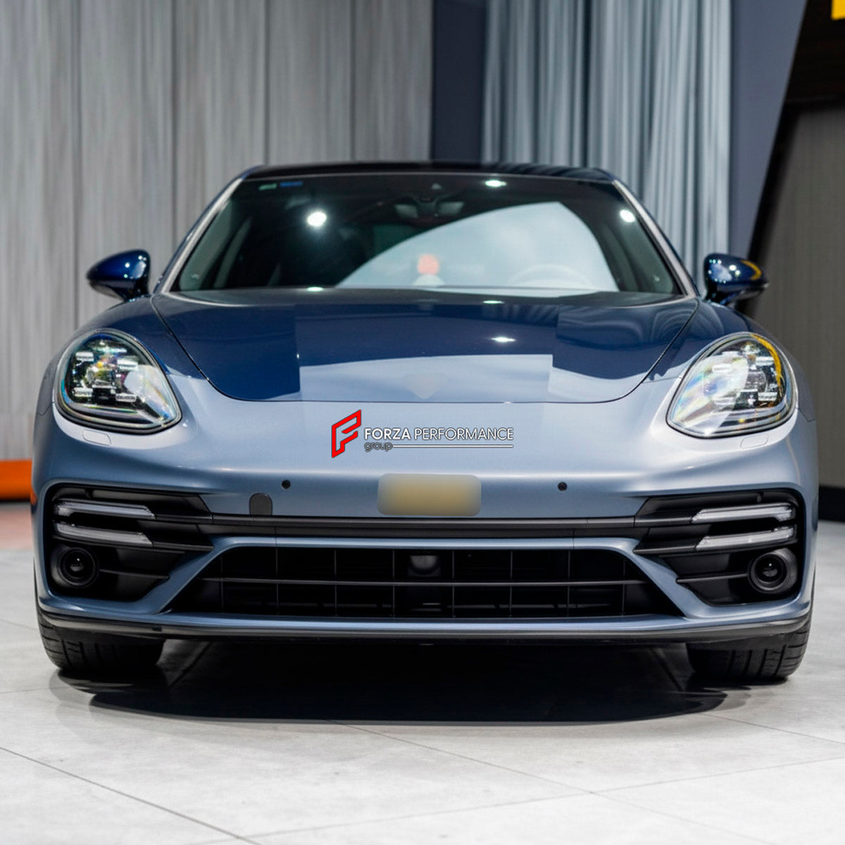 BODY KIT for Porsche Panamera G2 971 2016 - 2020
Set includes:

Front Bumper Assembly
Front Lip
Side Skirts
Rear Diffuser
Material: Plastic

NOTE: Professional installation is required.