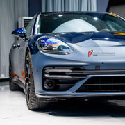 BODY KIT for Porsche Panamera G2 971 2016 - 2020
Set includes:

Front Bumper Assembly
Front Lip
Side Skirts
Rear Diffuser
Material: Plastic

NOTE: Professional installation is required.