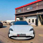 BODY KIT for Porsche Taycan Turbo GT 2024+
Set includes:

Front Bumper Assembly
Front Lip
Roof Spoiler
Rear Bumper Assembly
Rear Diffuser
Material: Plastic

NOTE: Professional installation is required.