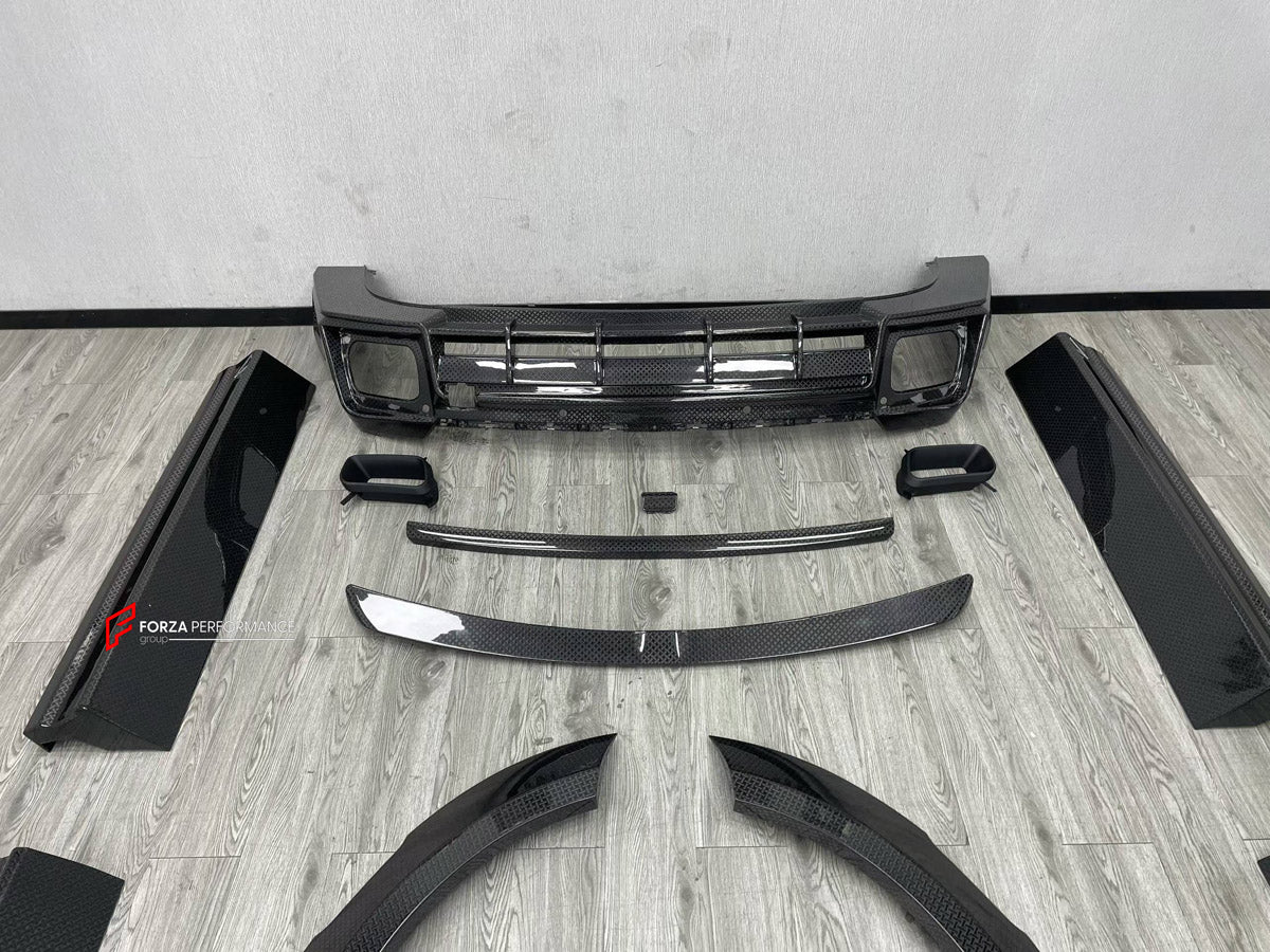 BODY KIT for ROLLS-ROYCE CULLINAN SERIES I 2018 - 2024 FORZA PERFORMANCE custom fit 1016 Industries Style

Set includes:
Front Lip
Front Bumper Assembly
Front Grille
Fender Flares
Side Skirts
Ducktail Spoiler
Rear Diffuser

Material: Plastic

NOTE: Professional installation is required.