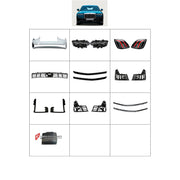 BODY KIT for Rolls-Royce Ghost 2025+
Set includes:

Front Bumper Assembly
Front Grille
Tail Lights
Material: Plastic

NOTE: Professional installation is required.