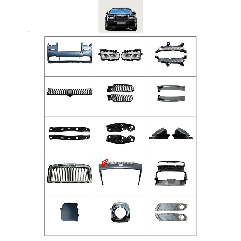 FRONT BUMPER ASSEMBLY for ROLLS-ROYCE WRAITH 2018 - 2021