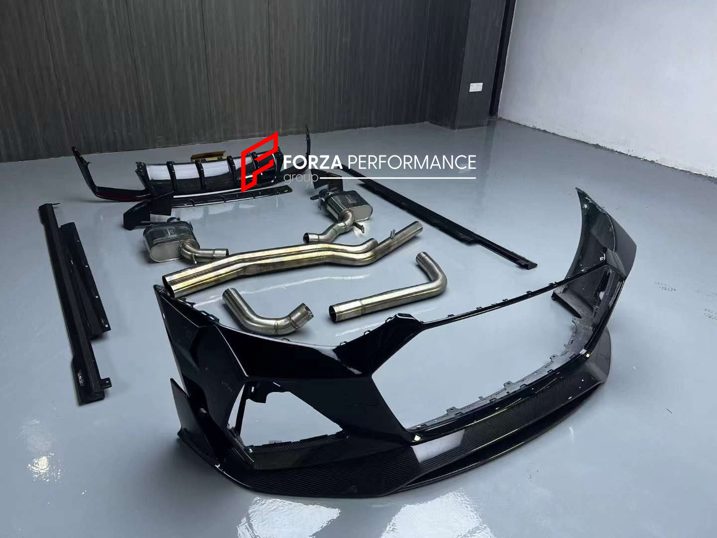 DRY CARBON BODY KIT WITH EXHAUST SYSTEM for AUDI RS6 C8

Set includes:

Front Bumper
Front Lip
Hood
Side Skirts
Roof Spoiler
Rear Diffuser
Exhaust System


Material: Dry Carbon Fiber

NOTE: Professional installation is required

Contact us for pricing


Payment ►
Visa

Mastercard

PayPal with a credit card (add 4.4% at checkout)
Payoneer
Cryptocurrency
Shipment ►
By express DHL/UPS/TNT/FedEx
To the local international airport
Special line by air
Special line by the sea
To Europe and the UK by train

Please 