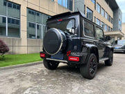BODY KIT for SUZUKI JIMNY JB64 2019  Set includes:  Hood Front Grille Front Bumper Front Bumper Grille Headlights Headlight Covers Turn Signals Turn Signal Covers Fender Flares Roof LED Bar Mirrors Side Fenders Side Skirts Side Trims Rear Bumper Tail Lights Spare Tire Cover