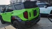 BODY KIT for TANK 400 2023+

Set includes:

Front Bumper
Front Grille
Hood

Fender Flares
Side Skirts
Roof Rack

Roof Spoiler
Rear Bumper
Rear Diffuser

Material: Plastic

Note: Professional installation is required.

CONTACT US FOR PRICING

Payment ►
Visa
Mastercard
PayPal with a credit card (add 4.4% at checkout)
Payoneer
Cryptocurrency
Shipment ►
By express DHL/UPS/TNT/FedEx
To the local international airport
Special line by air
Special line by the sea
To Europe and the UK by train

Please let us know wh