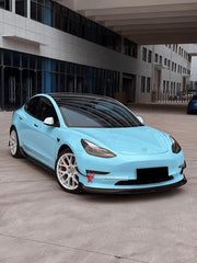 BODY KIT for TESLA MODEL 3 2017 - 2023 FORZA PERFORMANCE Custom fit Dry Carbon VTEN Design Style
Set includes:

One Piece Front Lip
Front Bumper Canards
Rear Lip
Rear Corners
Rear Spoiler
Material: Plastic

NOTE: Professional installation is required.