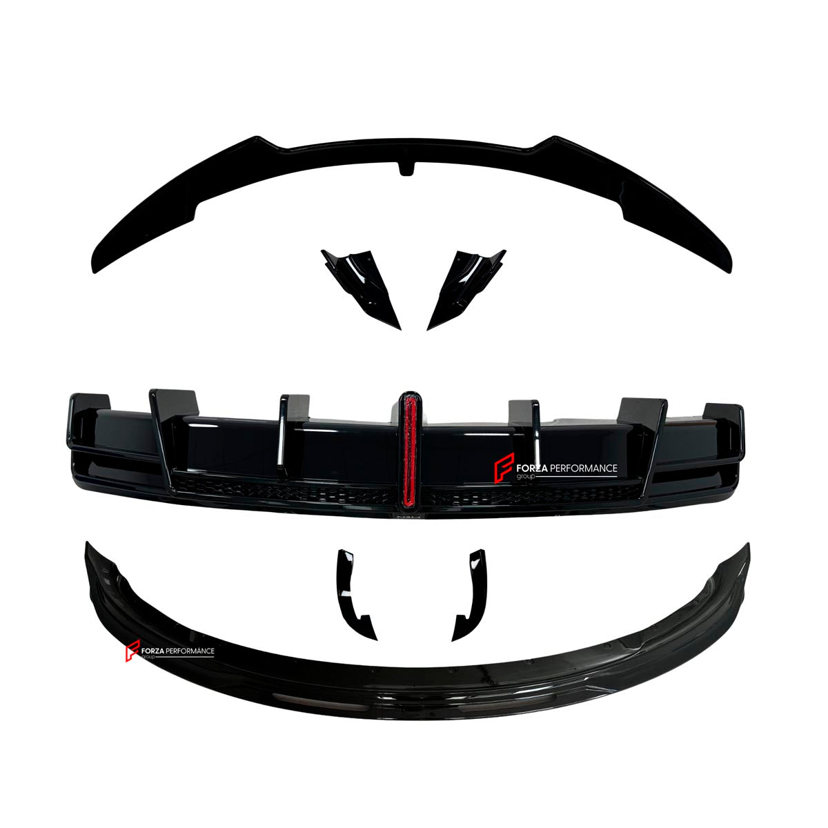 BODY KIT for TESLA MODEL 3 2017 - 2023 FORZA PERFORMANCE Custom fit Dry Carbon VTEN Design Style
Set includes:

One Piece Front Lip
Front Bumper Canards
Rear Lip
Rear Corners
Rear Spoiler
Material: Plastic

NOTE: Professional installation is required.