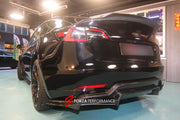 BODY KIT for TESLA MODEL 3 FR DESIGN CARBON FIBER

Set includes:
Front Splitter
Rear Diffuser
Side Skirt
Tail Spoiler

Material: Carbon

NOTE: Professional installation is required.