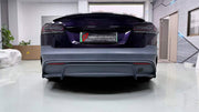 BODY KIT for TESLA MODEL S FACELIFT 2021+

Set includes:
Front Lip
Front Bumper
Side Skirts
Rear Bumper
Rear Diffuser

Material: Plastic

NOTE: Professional installation is required.
