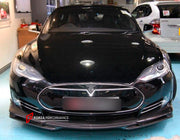 BODY KIT for TESLA MODEL S FR DESIGN CARBON FIBER

Set includes:
Front Spoiler Lip
Rear Spoiler Lip
Side Skirt
Tail Spoiler

Material: Carbon

NOTE: Professional installation is required.