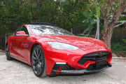 BODY KIT for TESLA MODEL S LAR STYLE

Set includes:
Front Bumper With Front Grille
Rear Bumper
Fender Emblem Cover
Rear Trunk Accessory
Tail Spoiler
Side Skirt Insert

Material: 

NOTE: Professional installation is required.