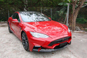 BODY KIT for TESLA MODEL S LAR STYLE

Set includes:
Front Bumper With Front Grille
Rear Bumper
Fender Emblem Cover
Rear Trunk Accessory
Tail Spoiler
Side Skirt Insert

Material: 

NOTE: Professional installation is required.