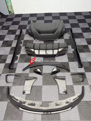 BODY KIT for TESLA MODEL S PLAID FACELIFT 2021+ FORZA PERFORMANCE custom fit Vorsteiner Style

Set includes:
Front Lip
Front Bumper Air Vent Covers
Hood Bonnet
Side Mirror Covers
Side Skirts
Ducktail Spoiler
Rear Diffuser

Material: Plastic

NOTE: Professional installation is required.