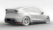 BODY KIT for TESLA MODEL Y JUNIPER 2025+

Set includes:

Front Lip

Side Skirts

Rear Spoiler
Rear Diffuser

Material: Plastic

Note: Professional installation is required