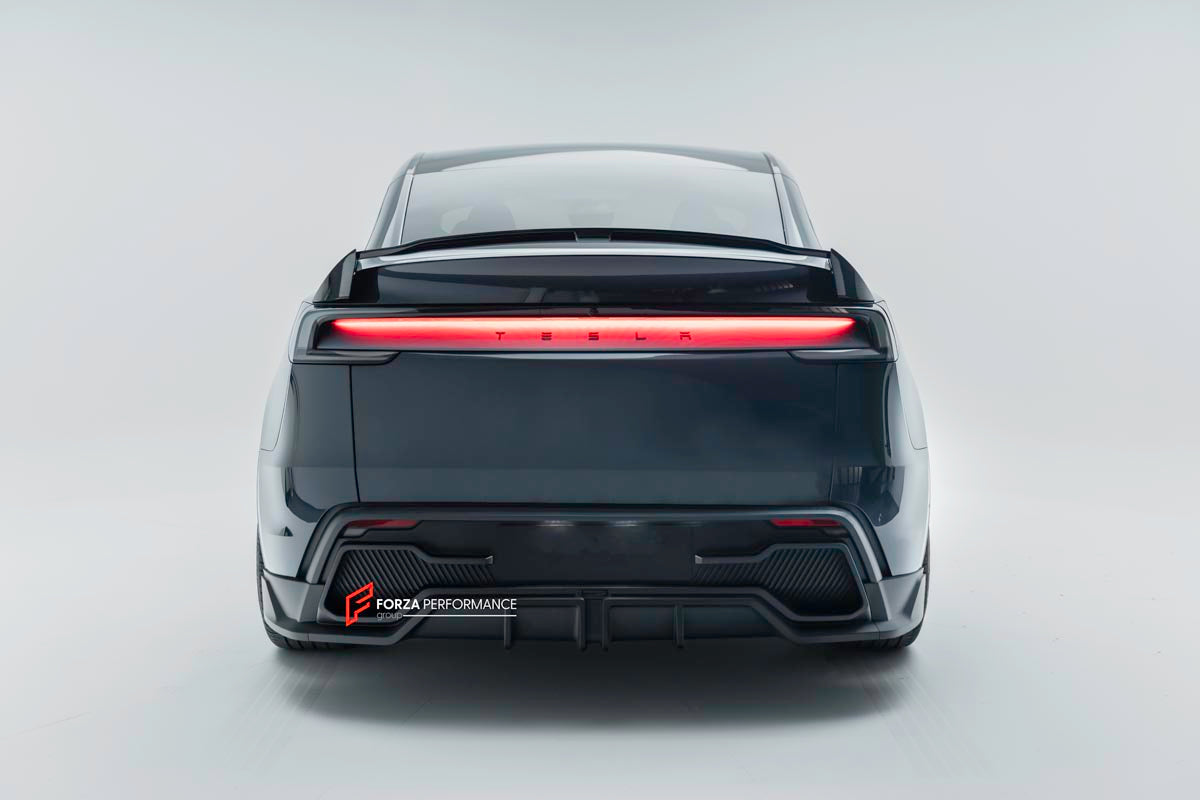 BODY KIT for TESLA MODEL Y JUNIPER 2025+

Set includes:

Front Lip

Side Skirts

Rear Spoiler
Rear Diffuser

Material: Plastic

Note: Professional installation is required