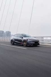 BODY KIT for TESLA MODEL Y JUNIPER 2025+

Set includes:

Front Lip

Side Skirts

Rear Spoiler
Rear Diffuser

Material: Plastic

Note: Professional installation is required