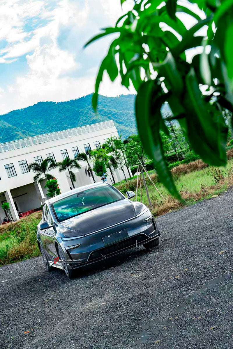 BODY KIT for TESLA MODEL Y JUNIPER 2025+

Set includes:

Front Lip

Side Skirts

Rear Diffuser

Material: Plastic

Note: Professional installation is required